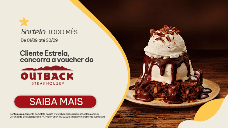 Concorra a voucher do Outback